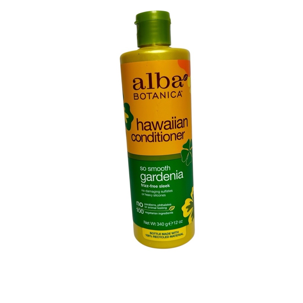 Alba Botanica Hawaiian Conditioner So Smooth Gardenia 12 Oz Frizz-Free Sleek